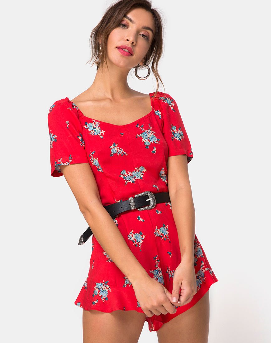 Image de la combinaison Bersho en Soi Rose Red