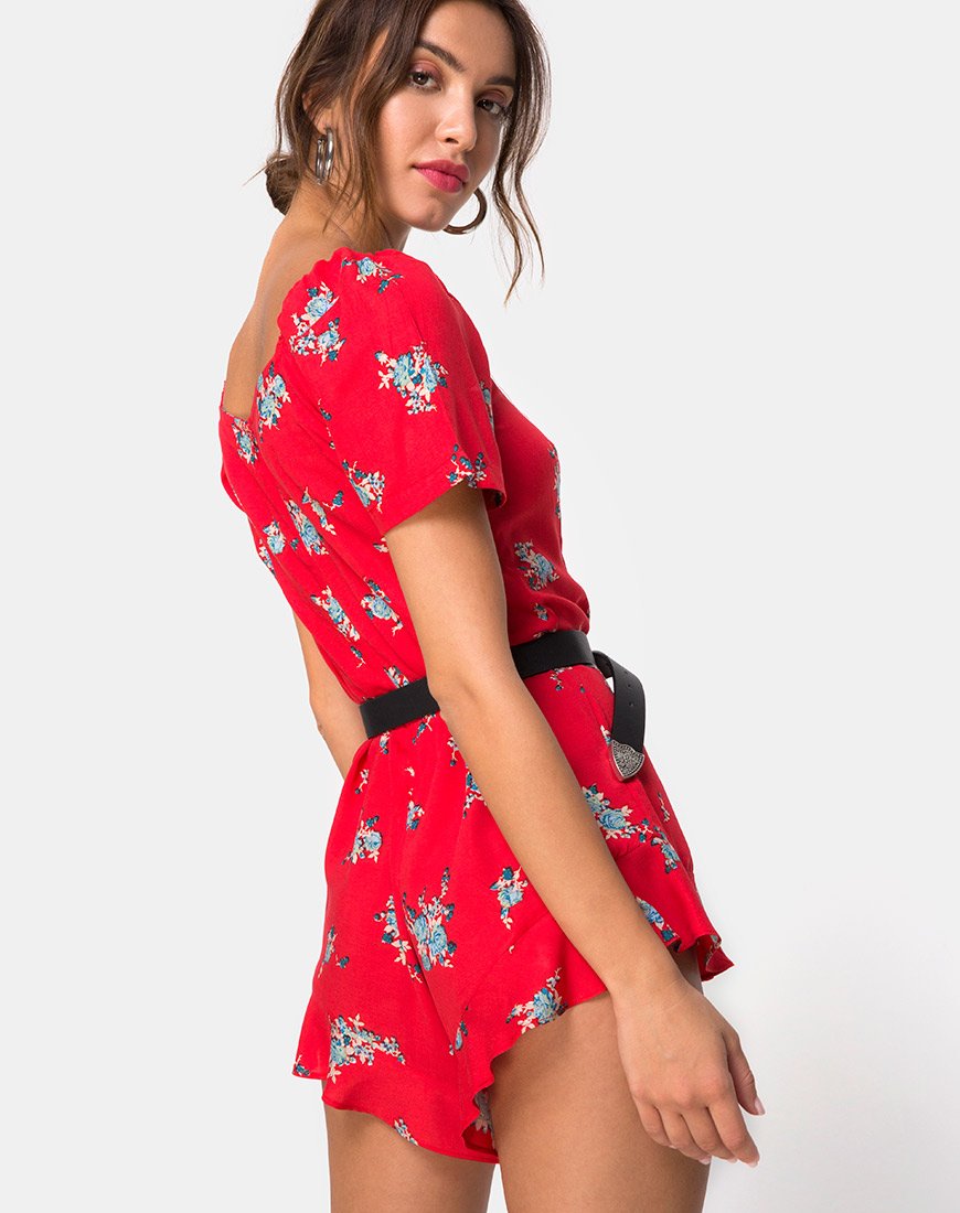 Image de la combinaison Bersho en Soi Rose Red