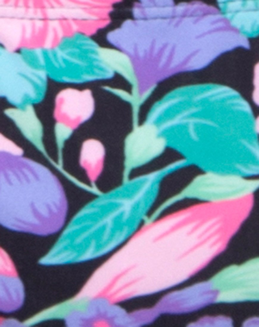 Image de la culotte de bikini Bev en floral illuminé
