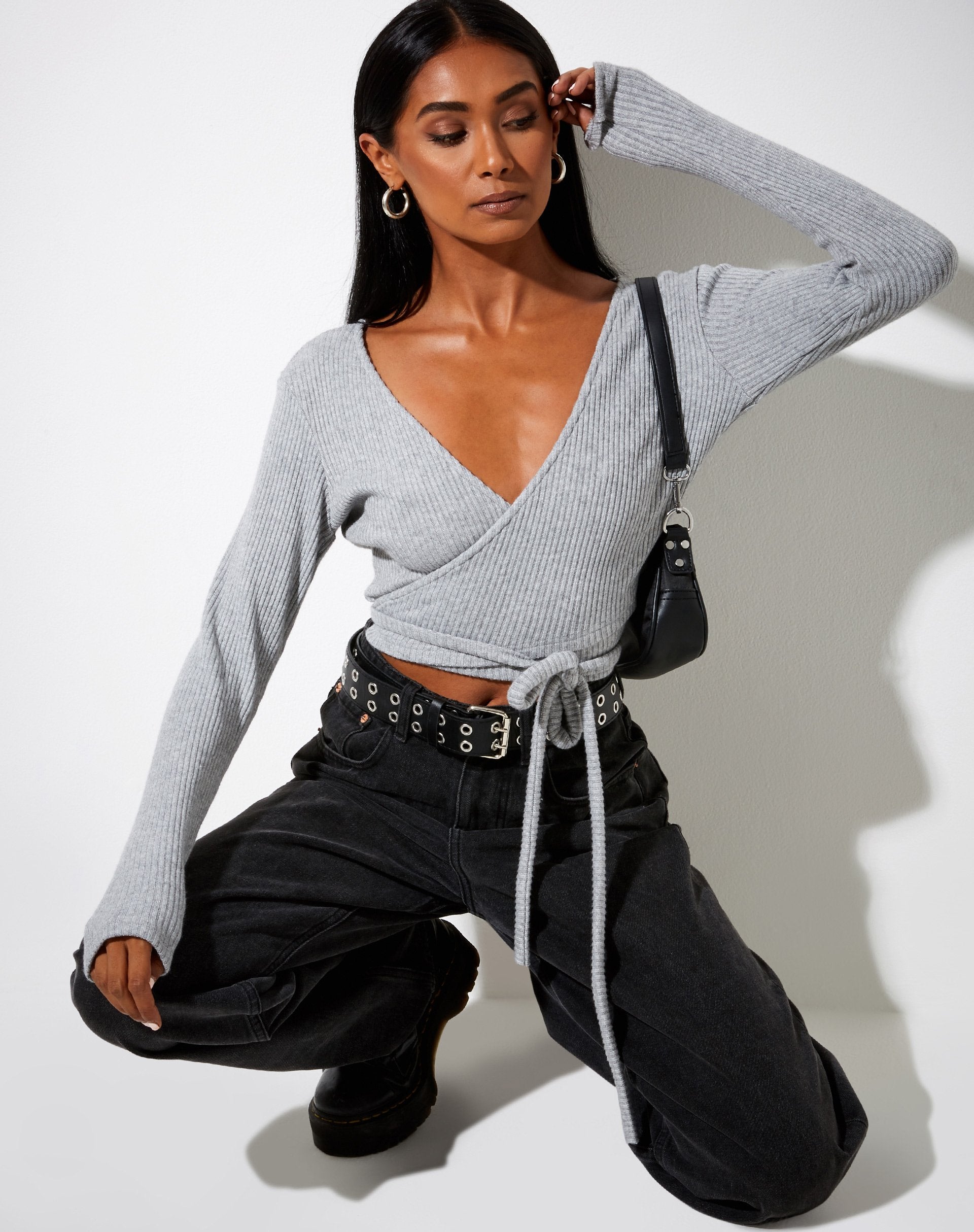 Image de Bianca Top in Grey Marl