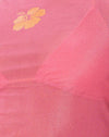  Hibiscus en éponge rose