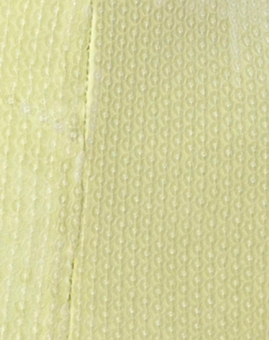 Image de Short de vélo en vert pistache avec paillettes transparentes