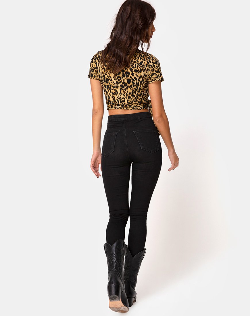Image de Bilen Crop Top in Leopard