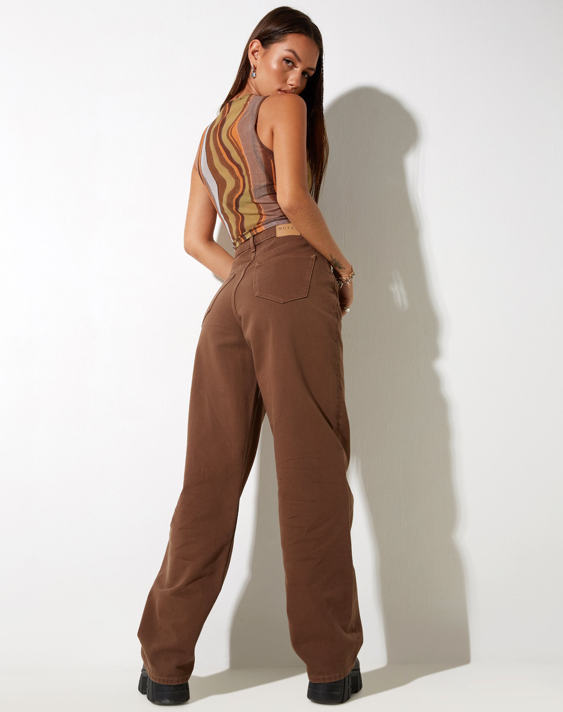 Image de MOTEL X IRIS Birka Vest Top in Earthy Gradient
