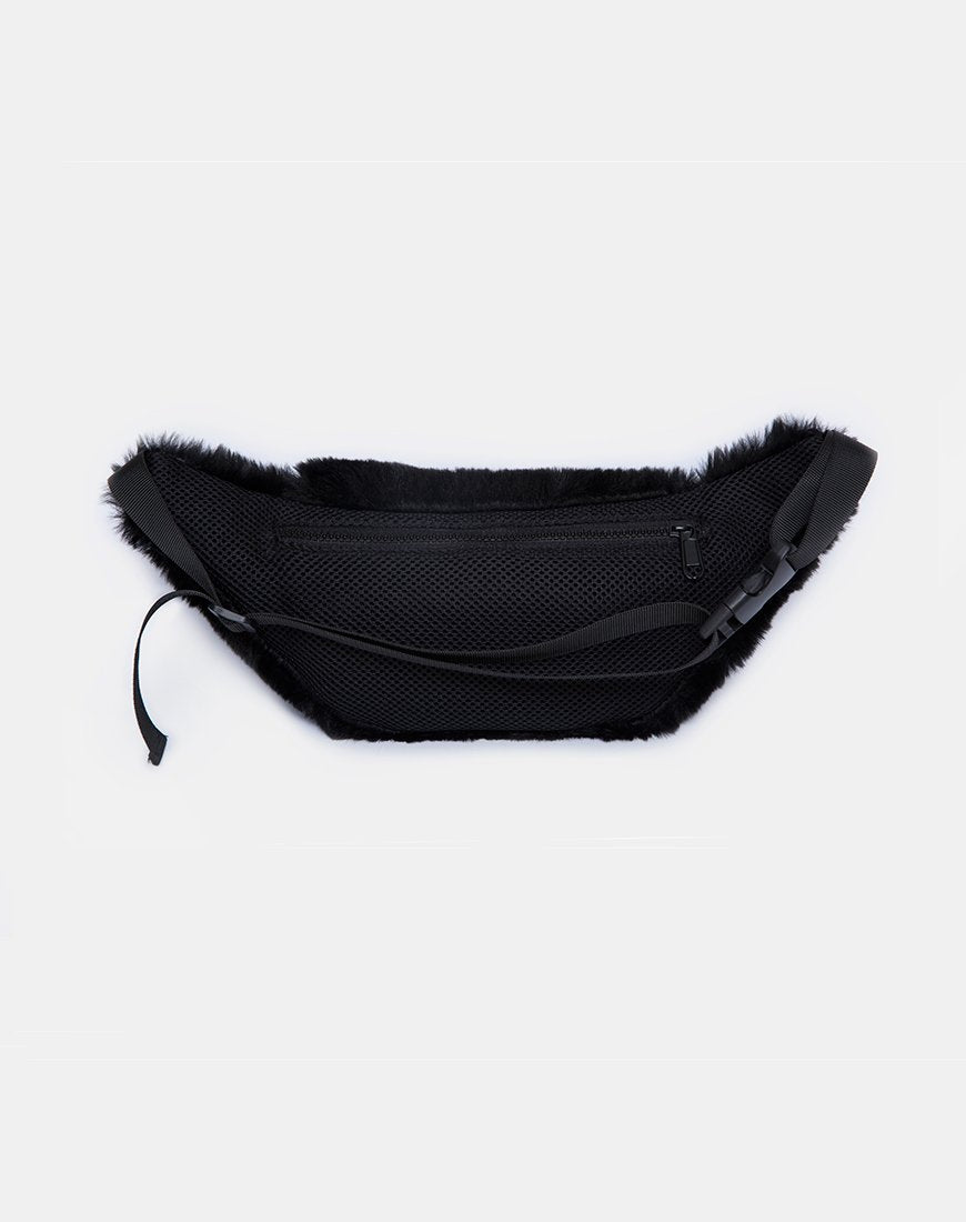 Image de Bumbag en fourrure noir