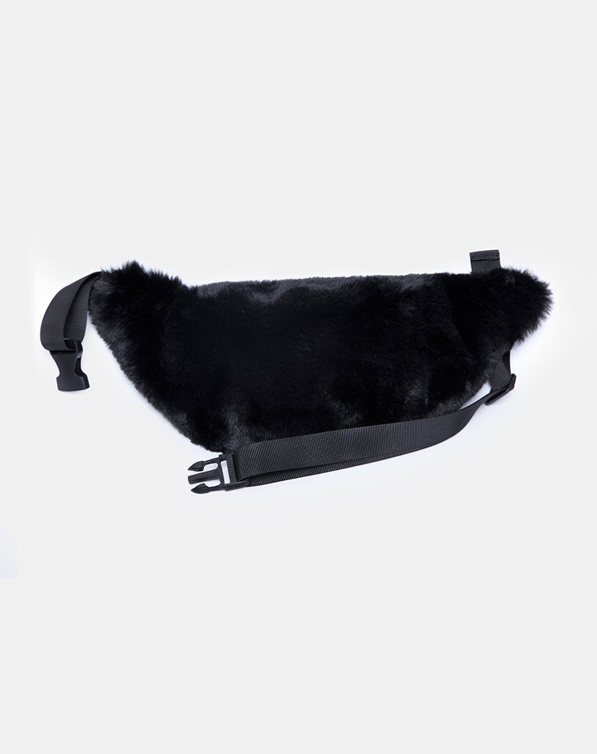 Image de Bumbag en fourrure noir