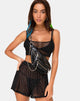 Image de Boris Short in Crystal Net Black
