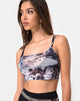 Image de Bliss Crop Top in Cherub Mesh