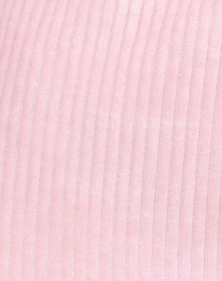 Image de la jupe midi Bobby en tricot duveteux Candy