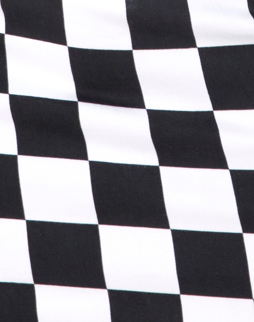 Image de Boco Dress in Check Board Medium B/W
