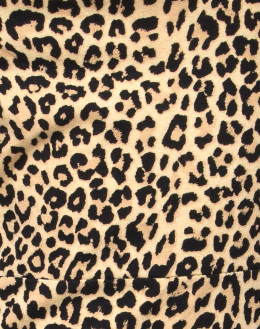 Image de Boco Bodycon Dress in Rar Leopard