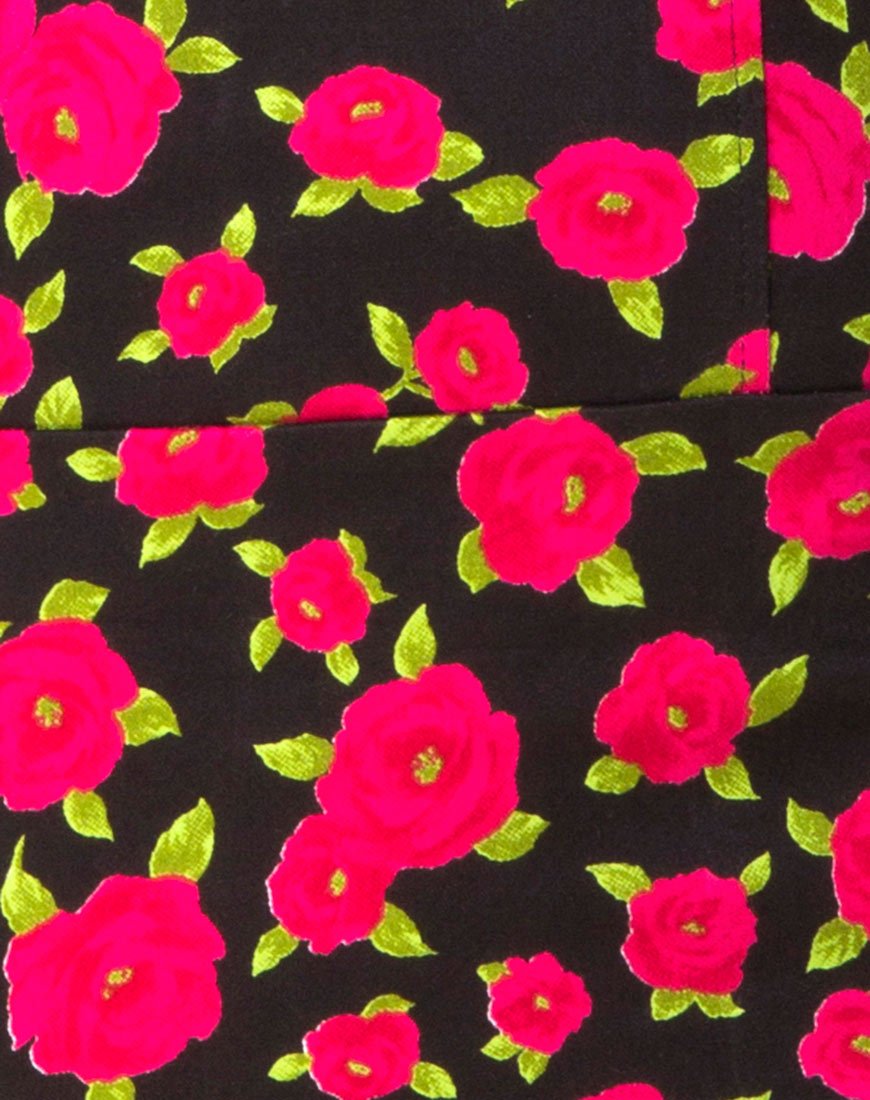 Image de Boco Bodycon Dress in Red Bloom