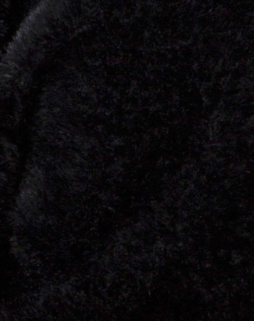 Image de Bomb Hoody in Fur Zip Black