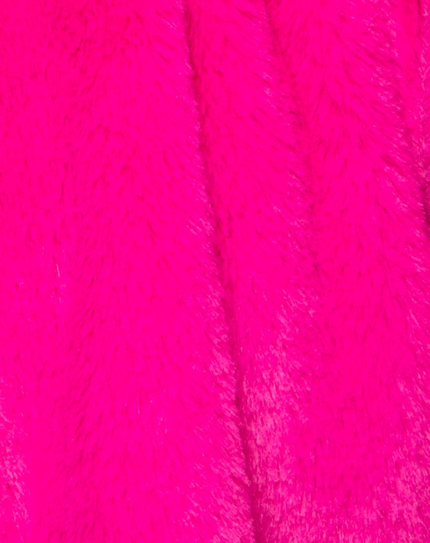 Image de Bomb Hoody in Fur Zip Magenta