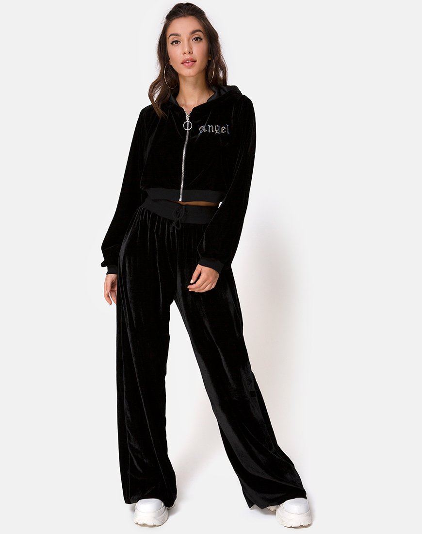Image de Jogger à jambes larges en Angel Dimante Hot Fix