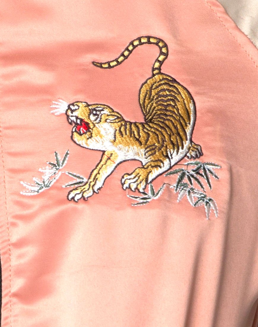 Image de Yaw Bomber Yellow Tiger Embroidery