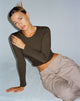Image de Bon Long Sleeve Top in Olive