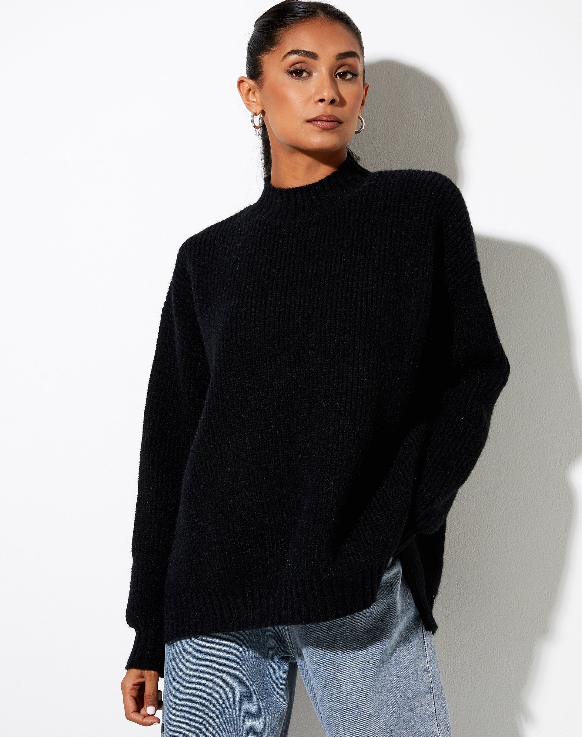 Image de Bondy Jumper in Knit Black