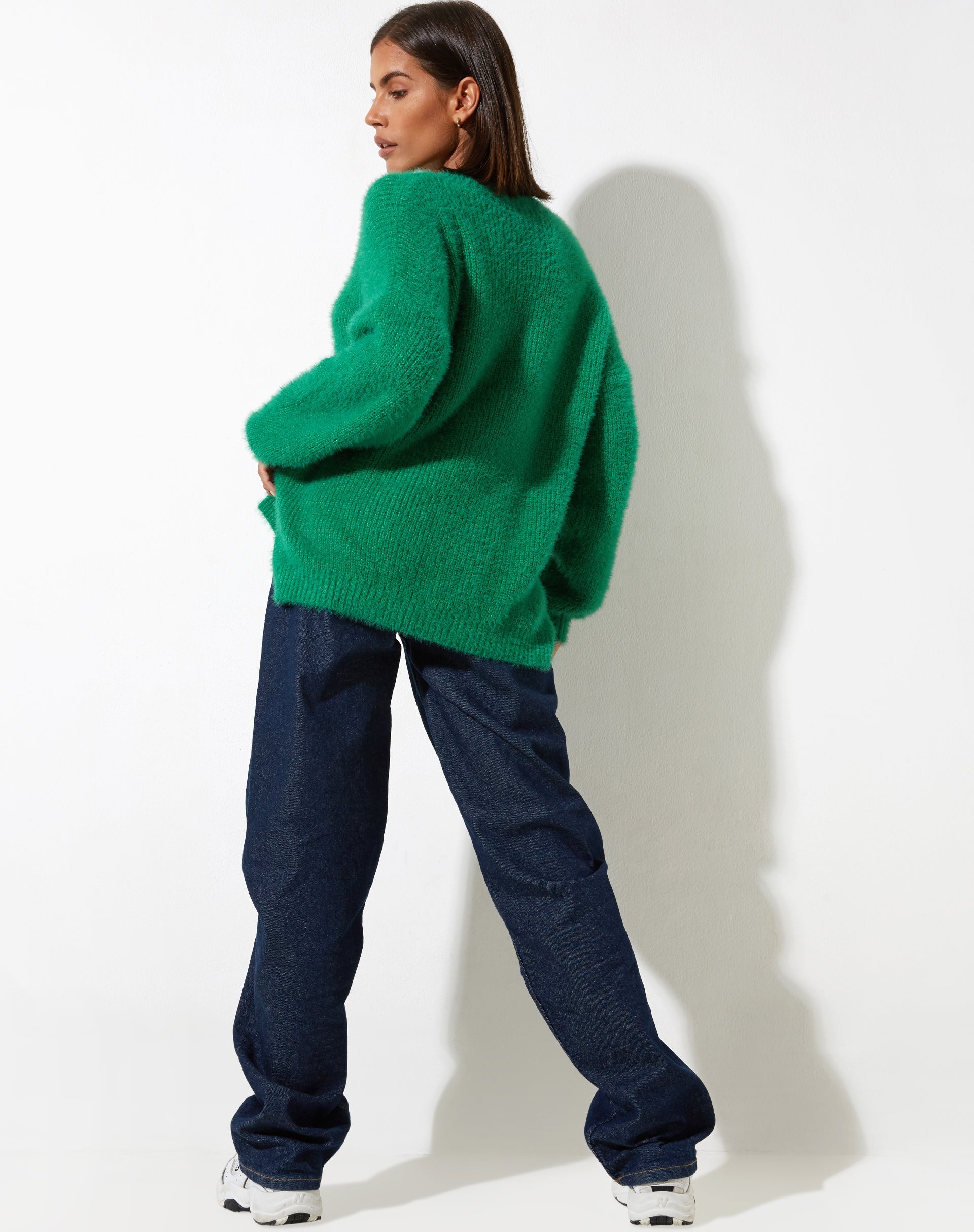 image de Bondy Jumper in Knit Kelly Green