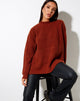 Image de Bondy Jumper in Knit Brick