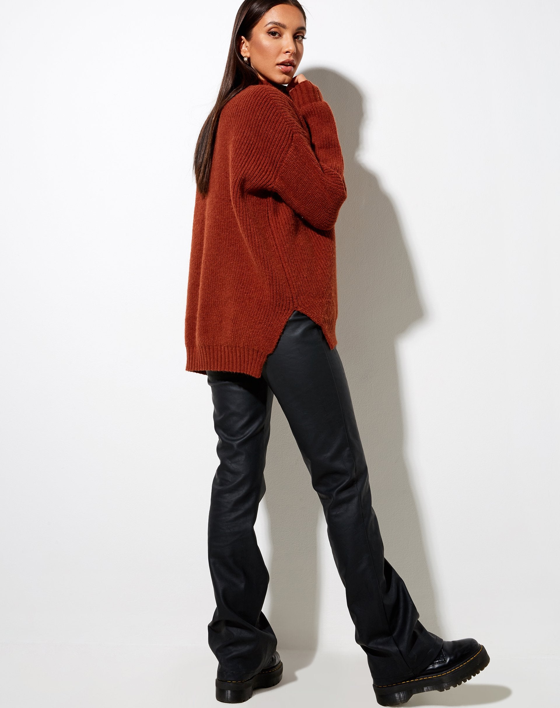 Image de Bondy Jumper in Knit Brick