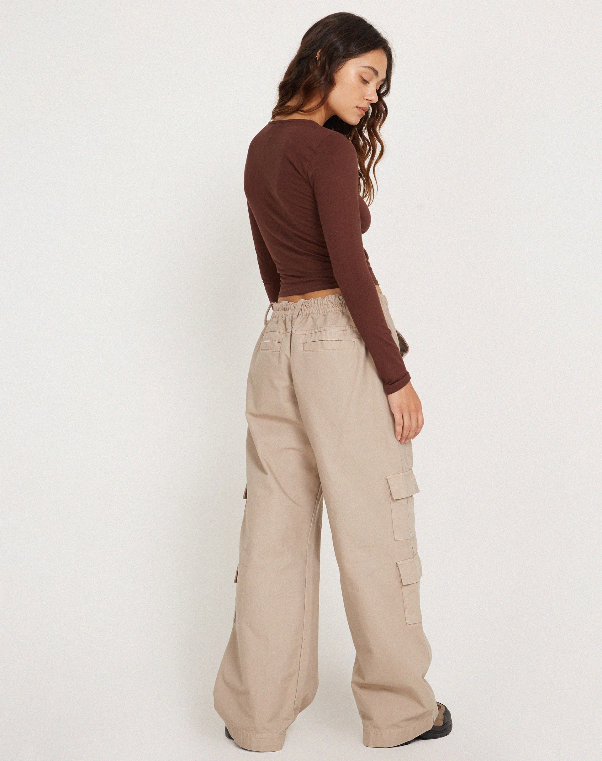 Image de Bonja Long Sleeve Top in Seal Brown