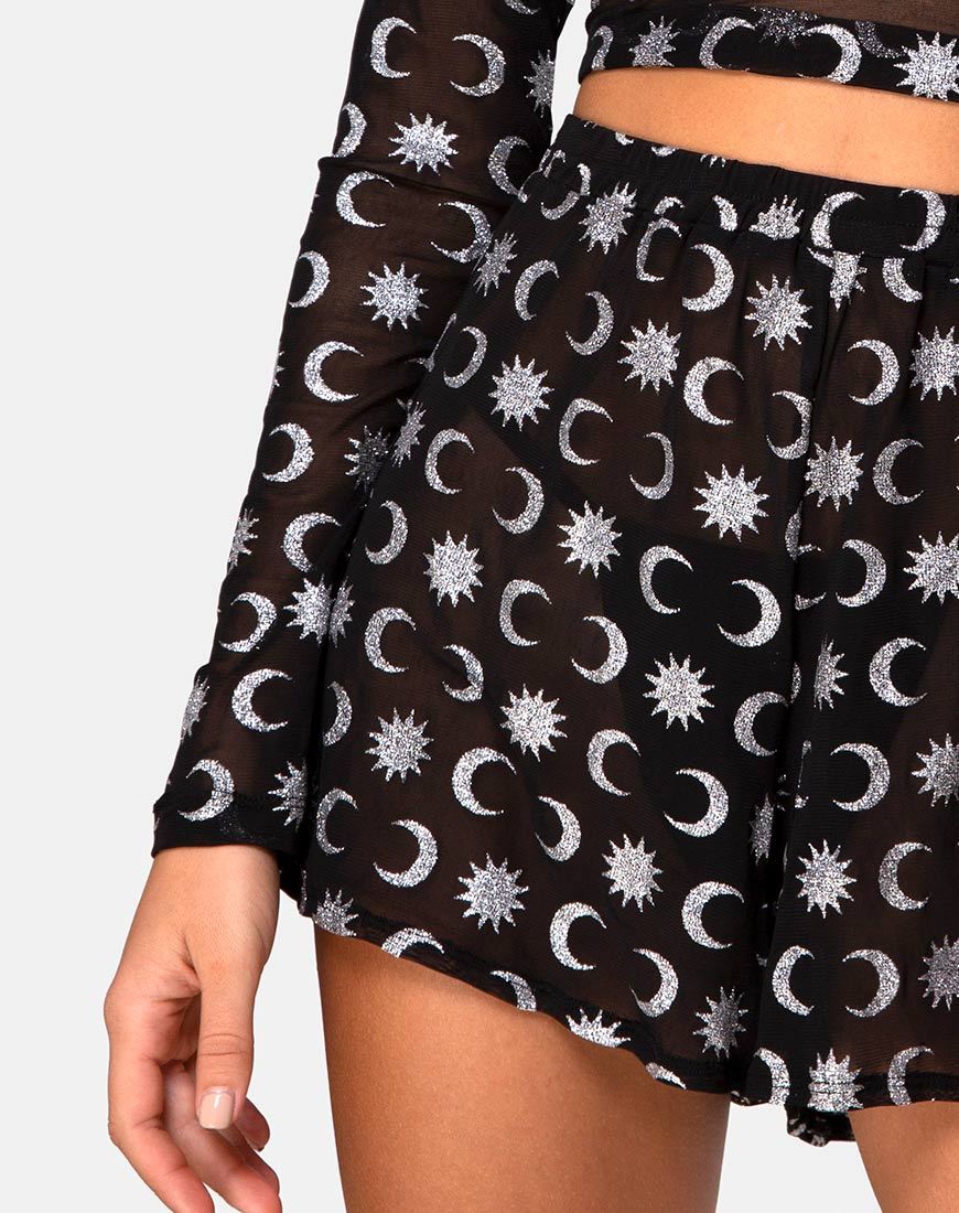 Image de Boris Short en Over the Moon Noir avec paillettes