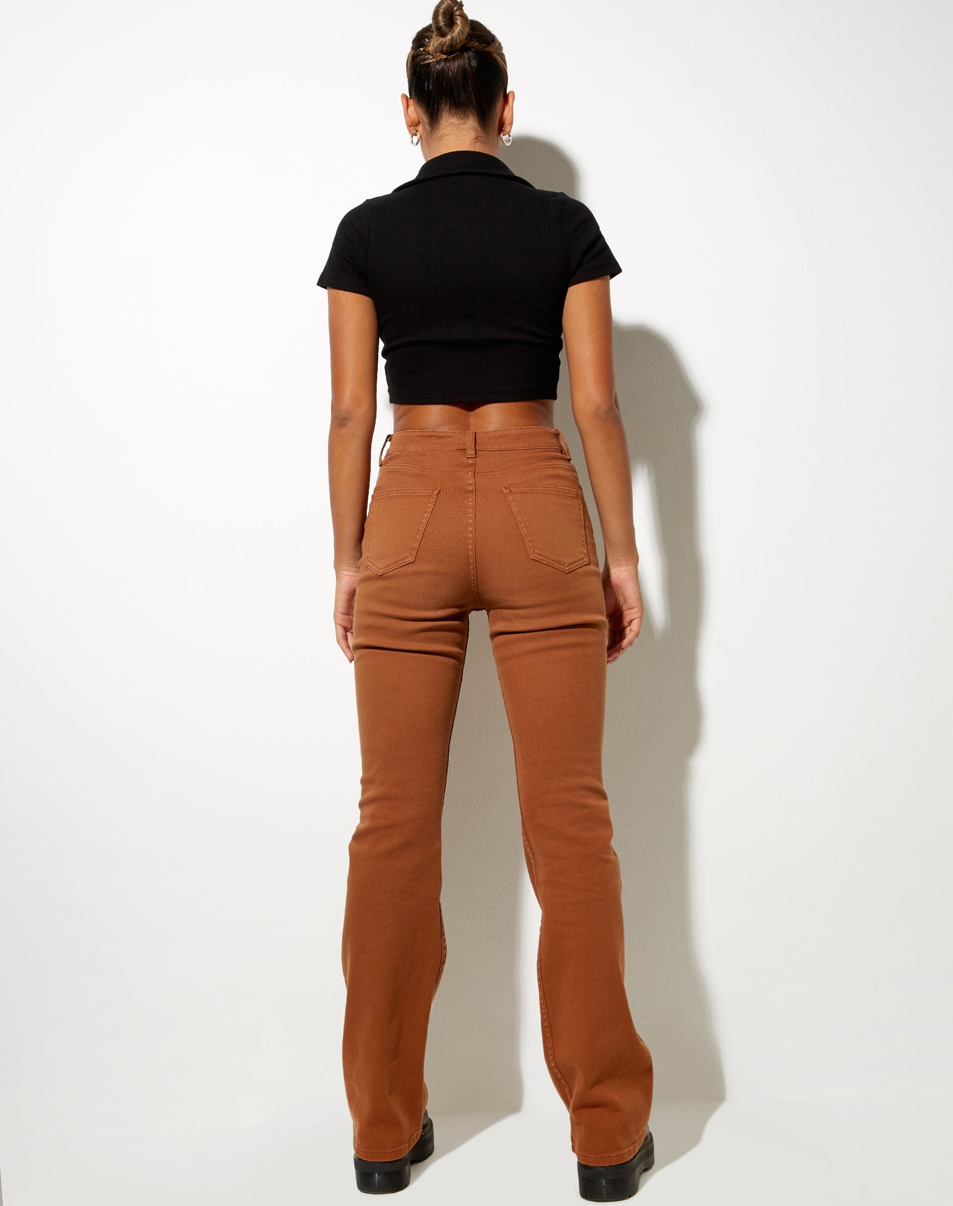 Image de Bootleg Jeans en gingembre