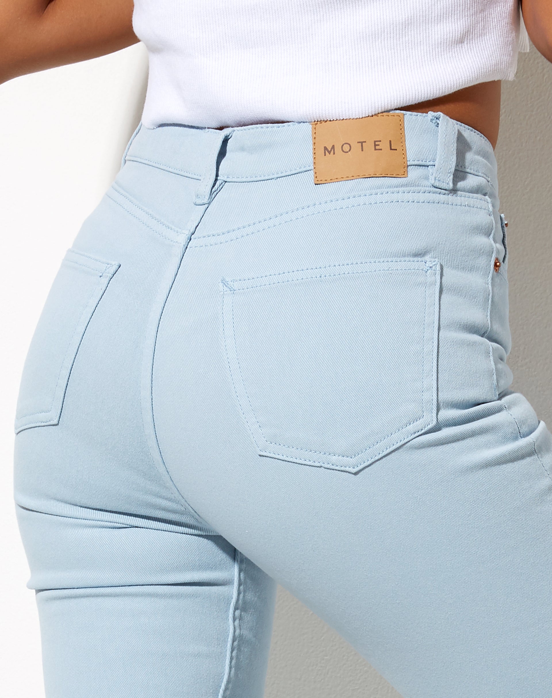 Image de Bootleg Jeans en bleu ciel
