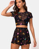 Image de Boris Short en Mesh Black Butterfly