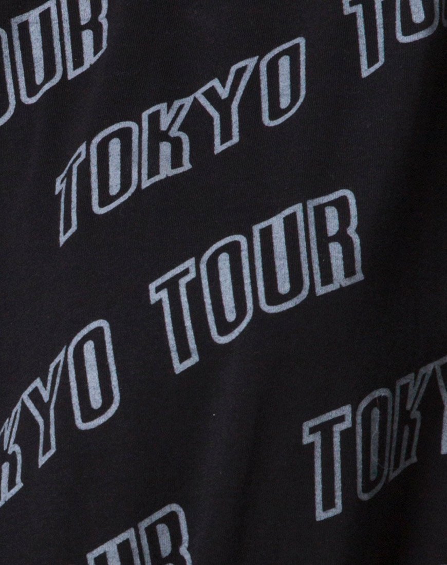 Image de Botec Oversize Tee in Tokyo Tour Black