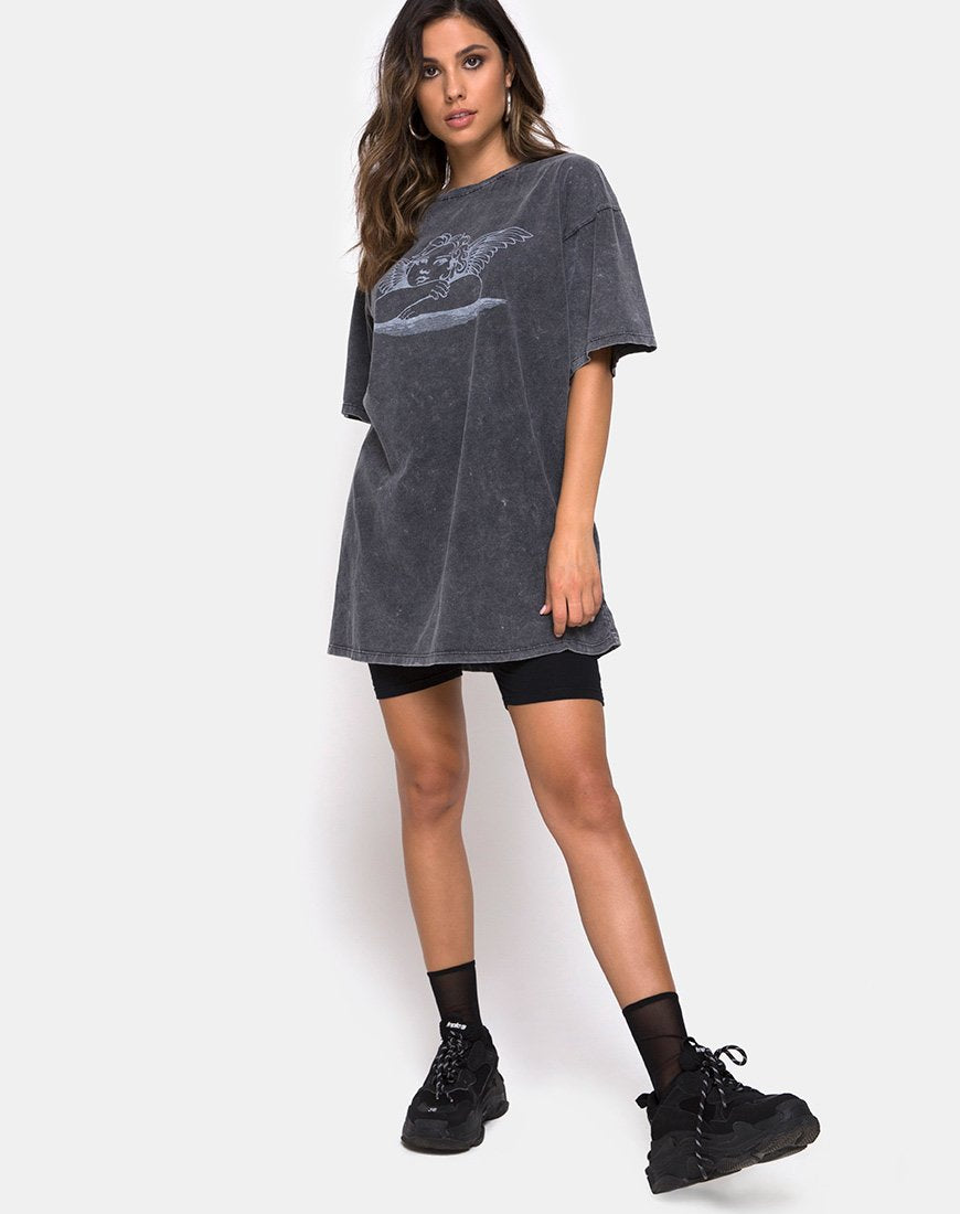 Image de Sunny Kiss Tee in Stone Wash with Angelo