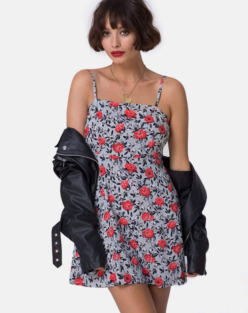 Boyah - Robe à bretelles, Blooming Rose