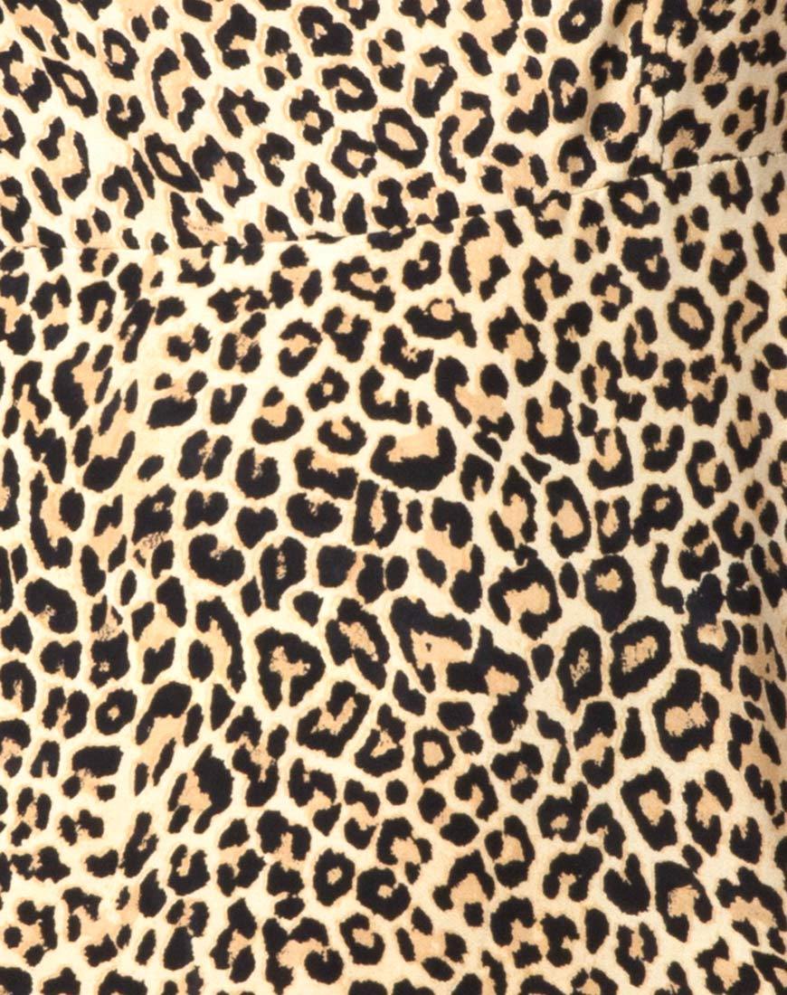 Image of Boyasly Slip Dress in Rar Leopard Brown