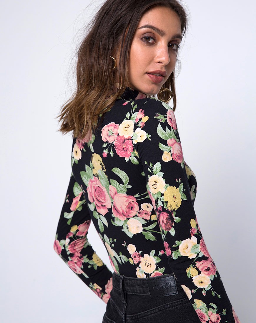 Image de Bryony Bodice à manches longues en Vintage Bloom