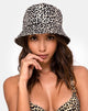 Image de chapeau Bucket Hat in Rar Leopard Brown Hat