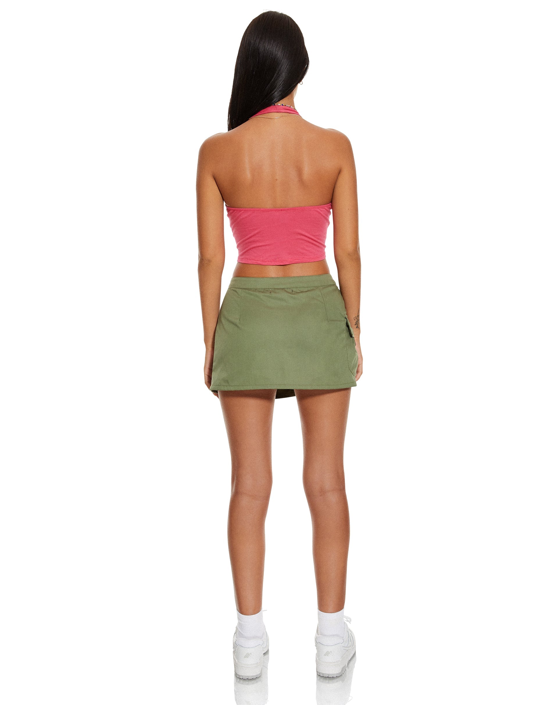 Image de MOTEL X BARBARA Dario Crop Top in Fandango Pink