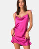 Image de la robe Camara en satin Magenta