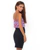 Image de Motel Slip Cami Crop in Mandala Red