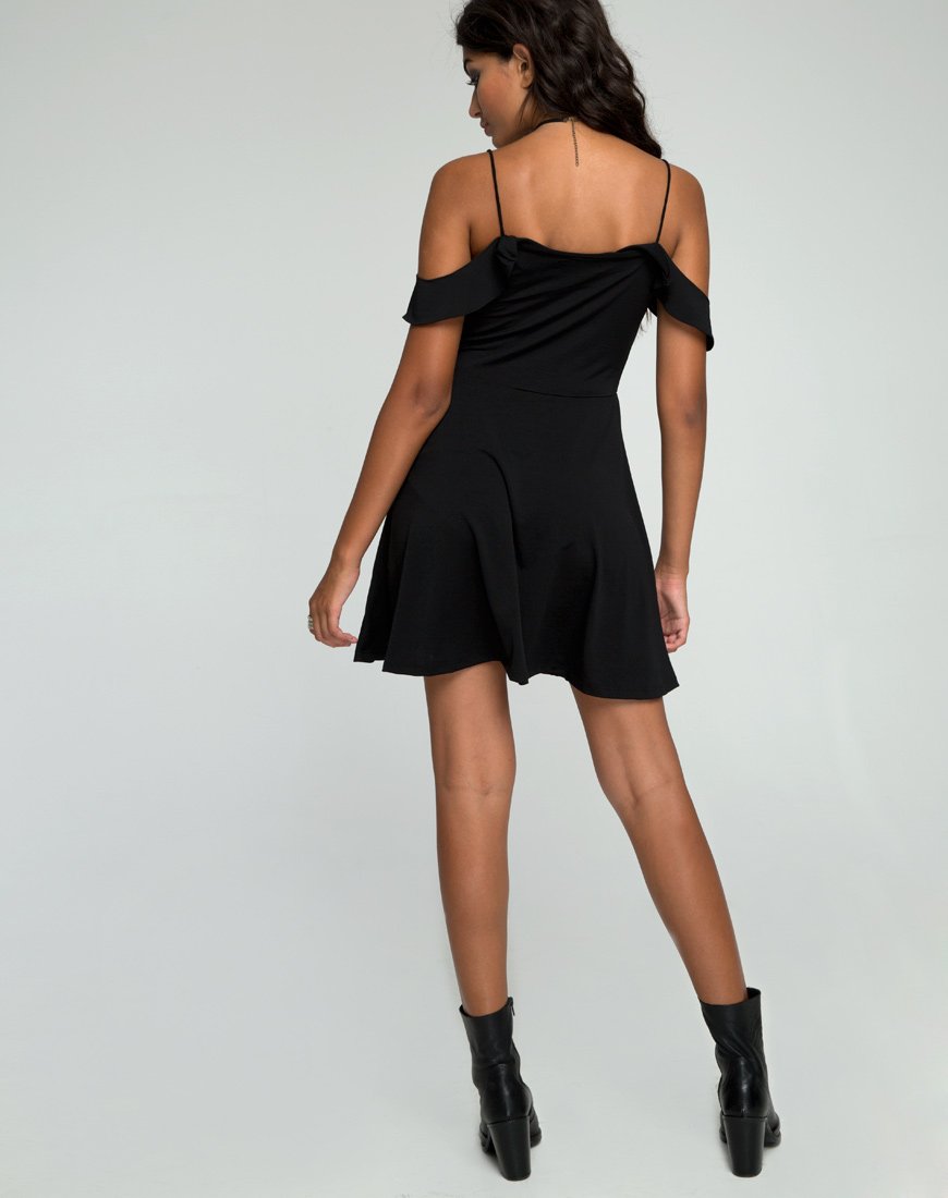 Image of Cannes Skater Dress in Black