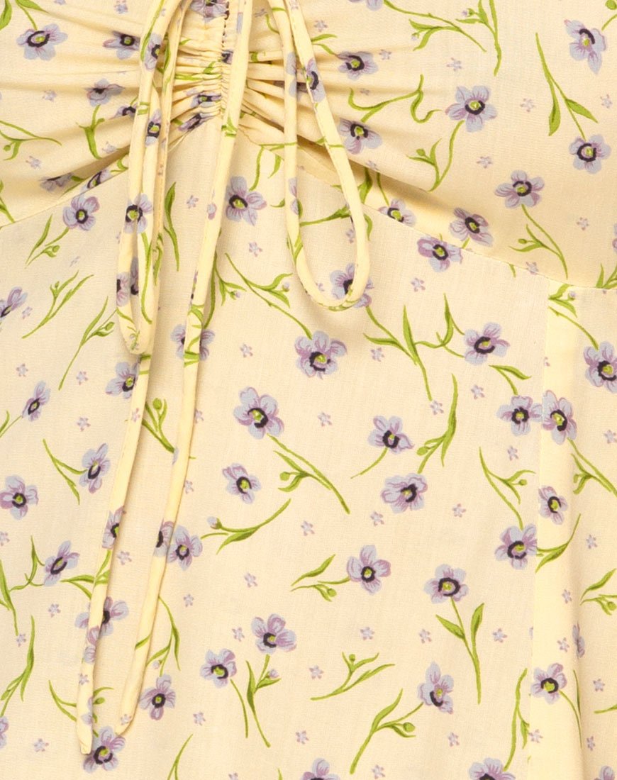 Image de la robe Carie en fleurs sauvages Lemon Drop