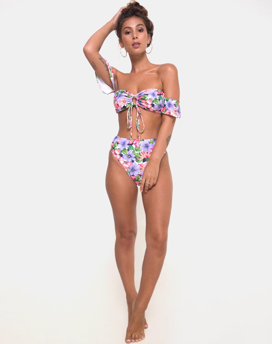 Bas de bikini Carmella, coloris Spring Fling
