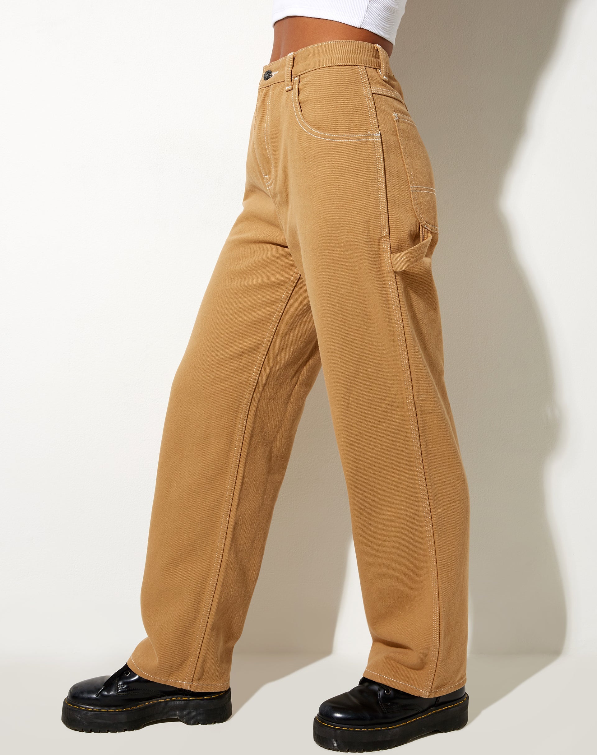 Image de Carpenter Parallel Jeans en Camel