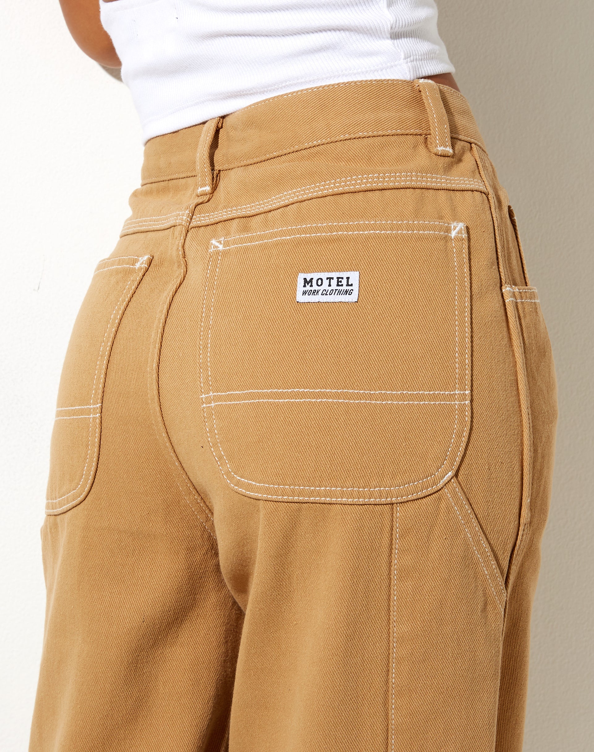 Image de Carpenter Parallel Jeans en Camel