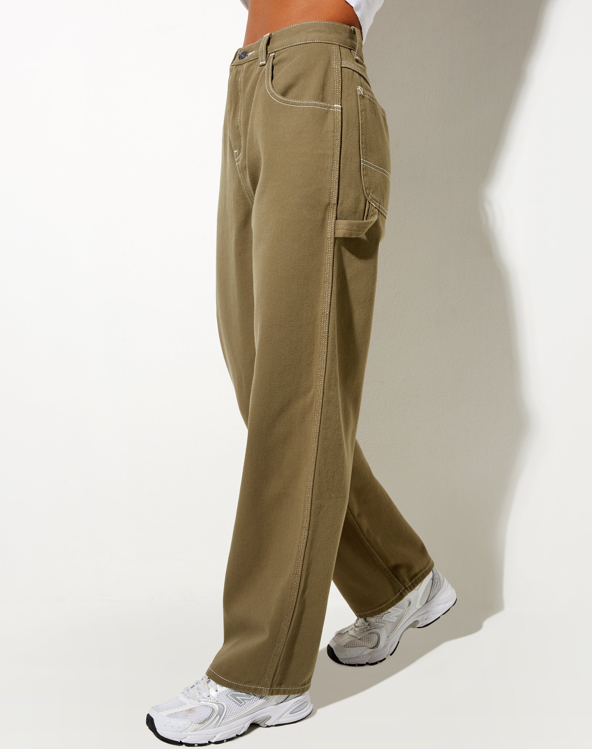 Image de Carpenter Parallel Jeans en Khaki