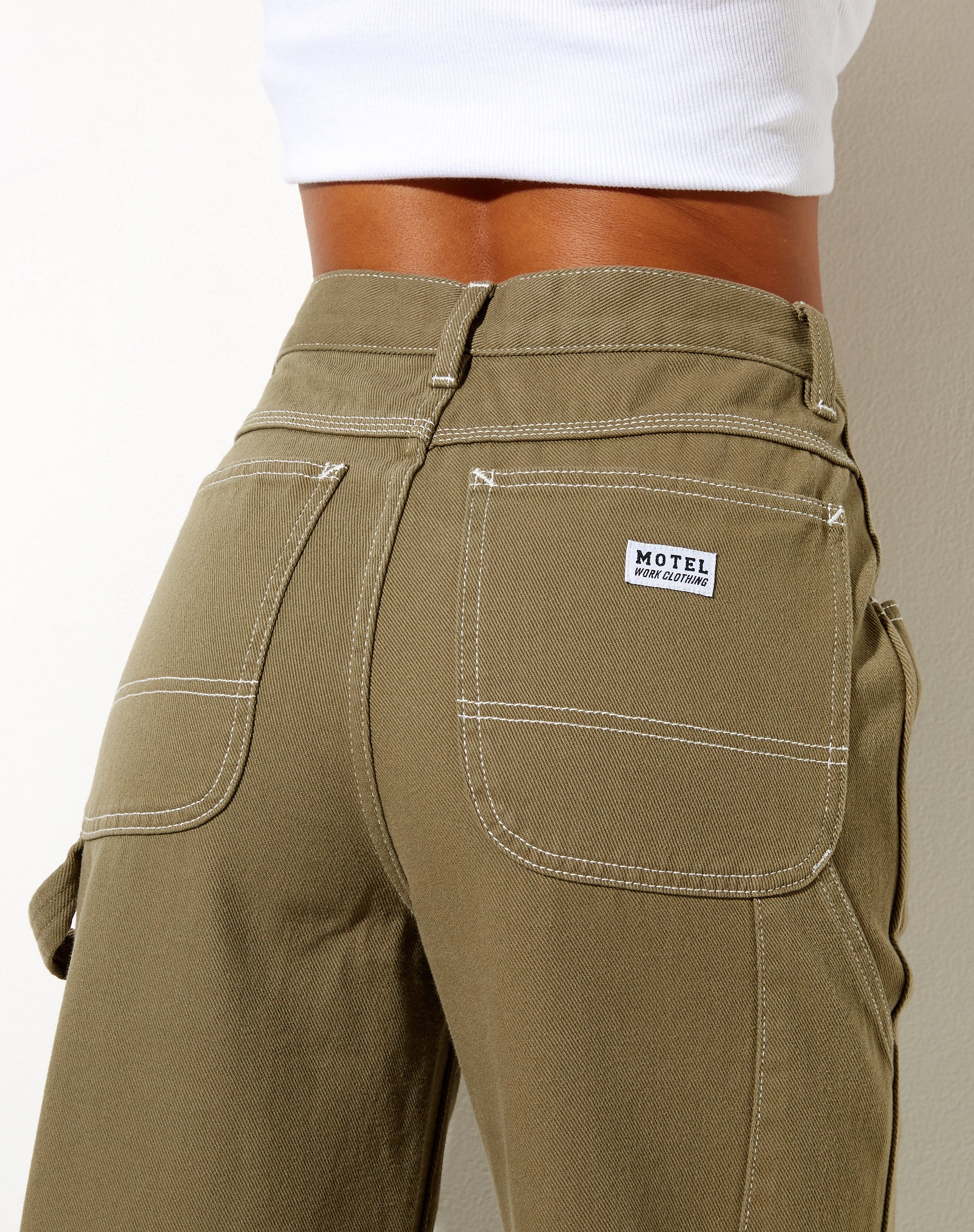 Image de Carpenter Parallel Jeans en Khaki