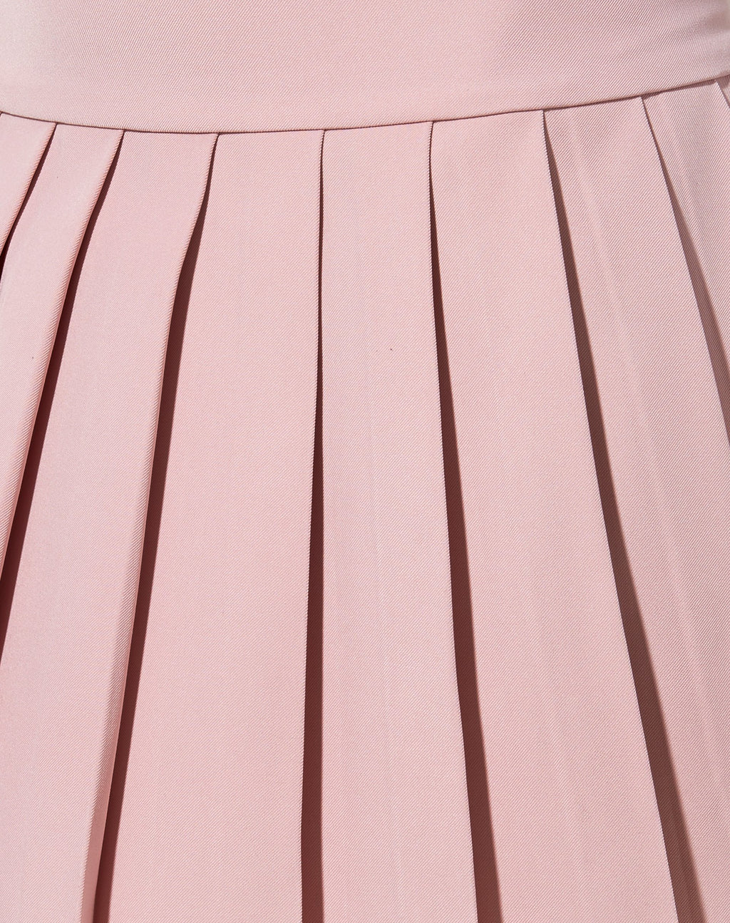 Mini jupe plissée Cason, rose tendre
