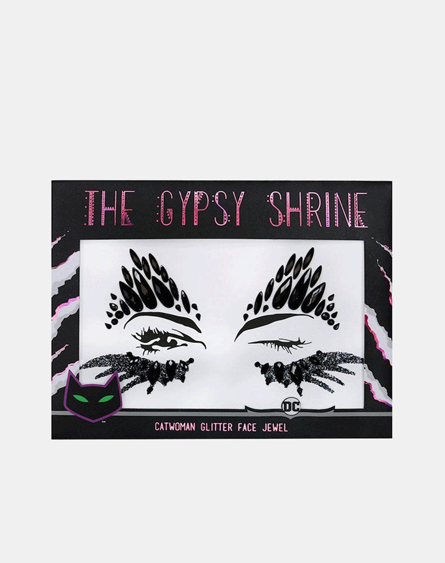 Bijou de visage en onyx noir par Shrine