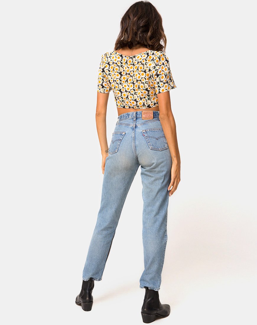 Image de Cavazza Crop Top in Delightful Daisy