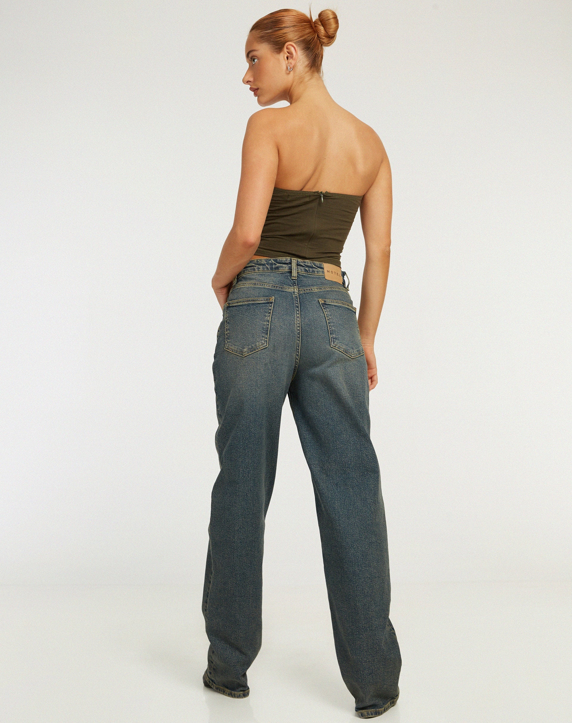 Image de Chae Bandeau Top in Olive